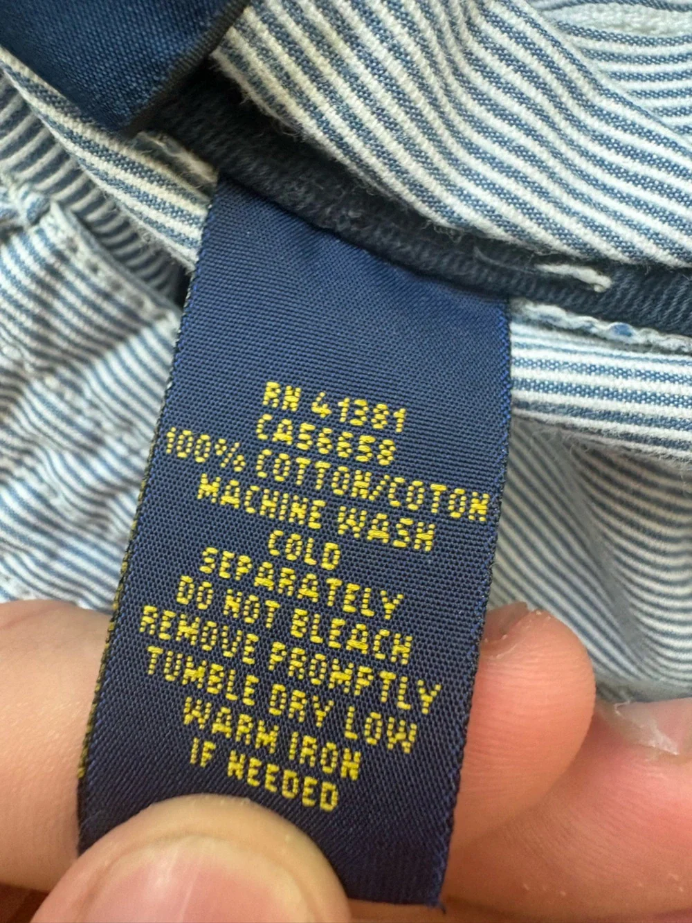 Polo Ralph Lauren 34x10 Striped Cargo Shorts Cotton Beach Preppy Casual Chino